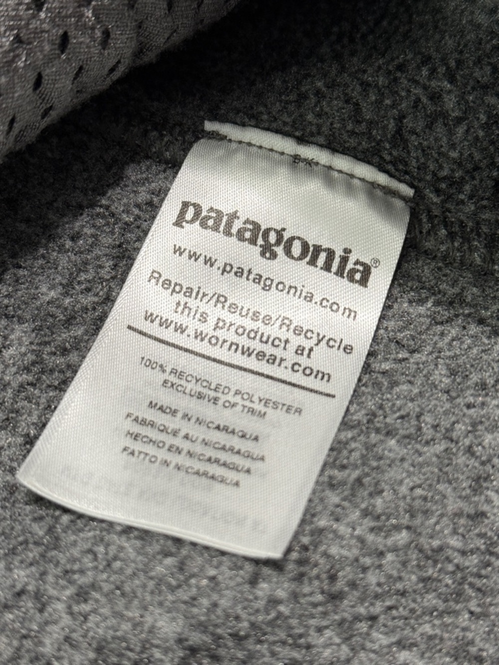 Patagonia Synchilla Vest Men’s XL Full Zip Fleece Parsons Cyber Logo Embroidered - Picture 5 of 5